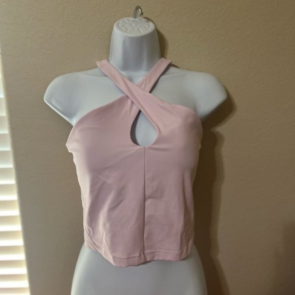 NWT lululemon athletica Pink Cross-Front Tank Top Size 8 - Bra Top Tank NWT